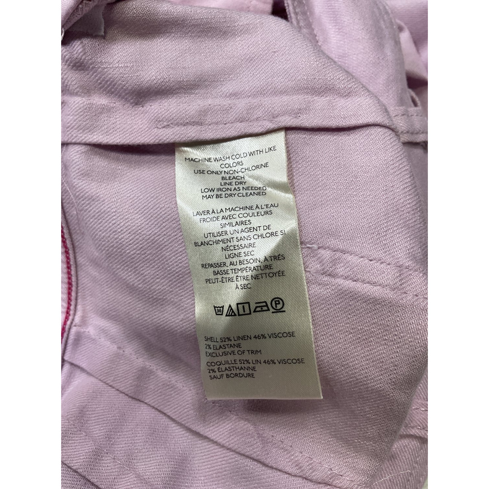 Maeve Wide-Leg Pink Ettie Pants Size 26 P - Picture 5 of 6